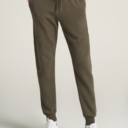 Wearever Fleece Joggers for Tall Men in Camo Green