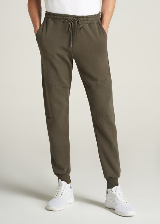 Wearever Fleece Joggers for Tall Men in Camo Green