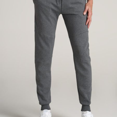 Wearever Fleece Joggers for Tall Men in Charcoal Mix