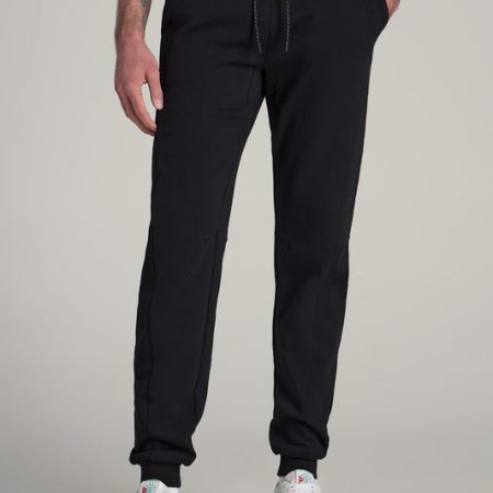 Tall Men's Utility Fleece Joggers in Black