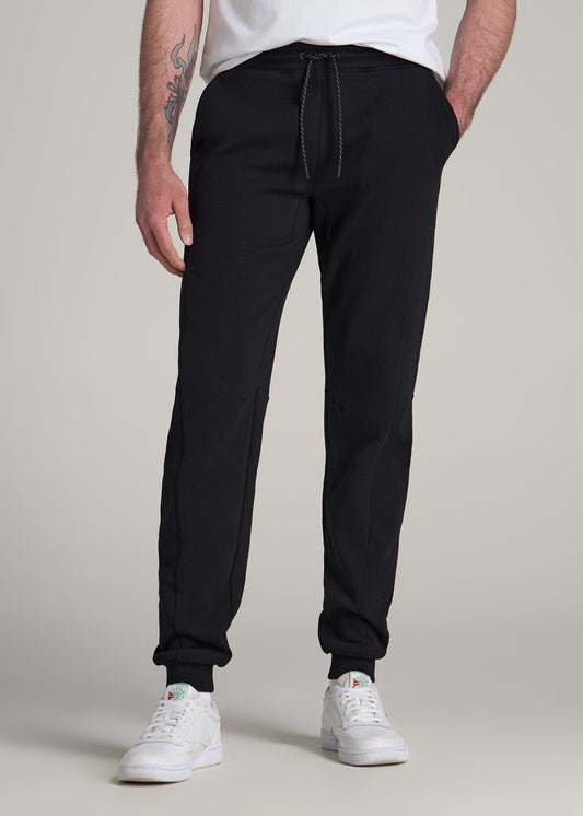 Tall Men's Utility Fleece Joggers in Black