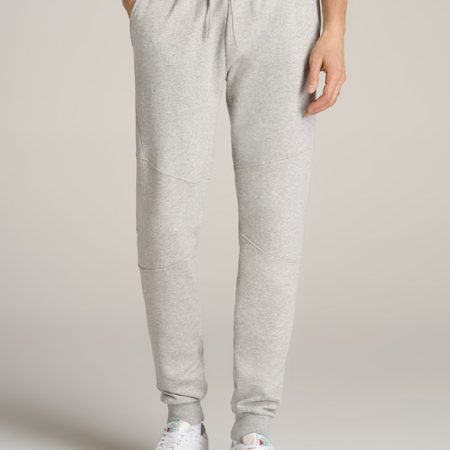 Wearever Fleece Joggers for Tall Men in Grey Mix