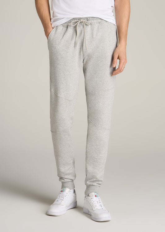 Wearever Fleece Joggers for Tall Men in Grey Mix