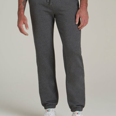 Wearever 2.0 Fleece Sweatpants for Tall Men in Charcoal Mix