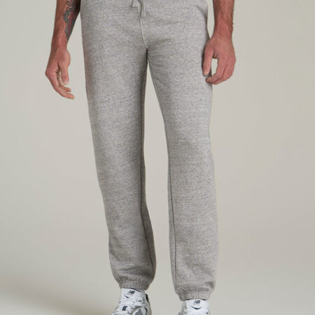 Wearever 2.0 Fleece Sweatpants for Tall Men in Heathered Grey