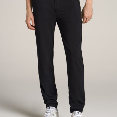 Wearever French Terry Sweatpants for Tall Men in Black