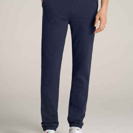 Wearever French Terry Sweatpants for Tall Men in Navy