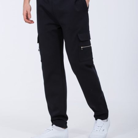 2t Aiden Regular Fit Tall Cargo Joggers (navy)