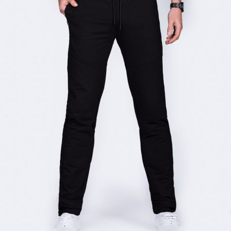 2t Slim Fit Zip Hem Training Joggers (black)