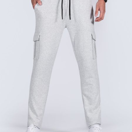 2t Hugo Slim Fit Tall Cargo Joggers (heather grey)