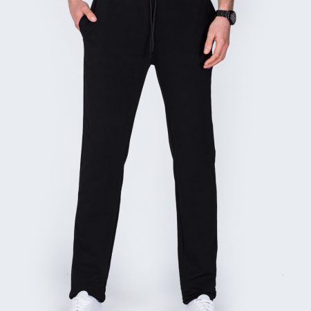 2t Slim Fit Open Hem Tall Joggers (black)